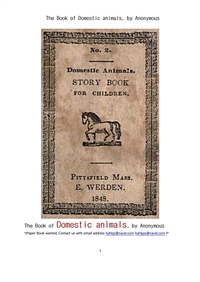 어린이를위한 길들인동물들 (The Book of Domestic animals, by Anonymous)